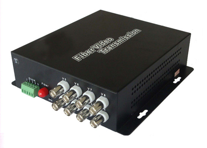 Digital Fiber Optic Transmitter And Receiver 8 Channels Single Mode