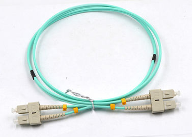 SC - SC Duplex Fiber Patch Cord , 10GB OM3 3MM Fiber Optic Patch Cable