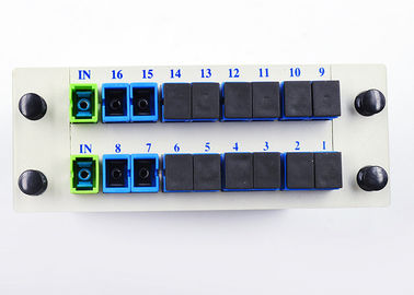 Micro Module 1x16 PLC Splitter SC APC UPC Connector One Year Warranty