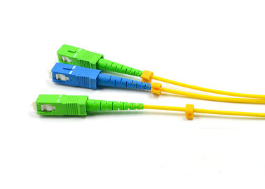 1x2 PLC FFiber Optic Splitter SCUPC In SCAPC Out Type High Durability