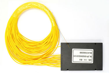 1x16 Fiber Optic Splitter ABS Box Customized Fiber Length 1 Year Warranty