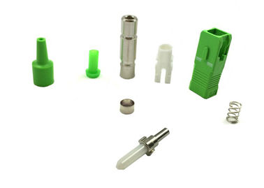 SC Fiber Optic Connectors Single / Multi Mode For Patch Cord Various Color