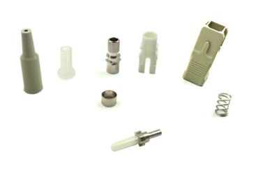 SC Fiber Optic Connectors Single / Multi Mode For Patch Cord Various Color
