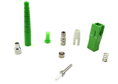 SC Fiber Optic Connectors Single / Multi Mode For Patch Cord Various Color