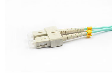 SC - SC Duplex Fiber Patch Cord , 10GB OM3 3MM Fiber Optic Patch Cable