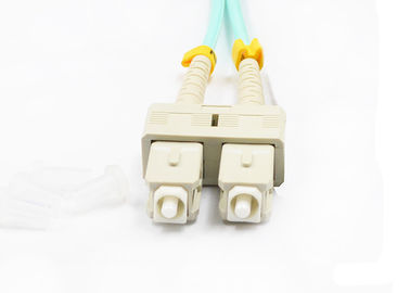 SC - SC Duplex Fiber Patch Cord , 10GB OM3 3MM Fiber Optic Patch Cable